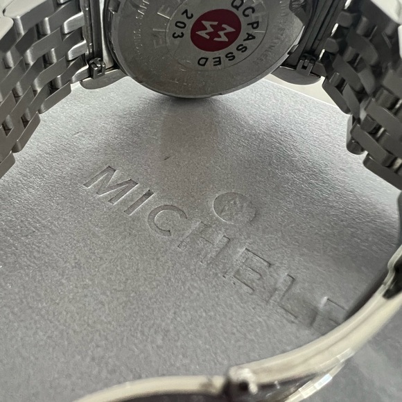 Michele Signature CSX-36 Diamond & Pearl White Dial Ladies Watch - Picture 8 of 8